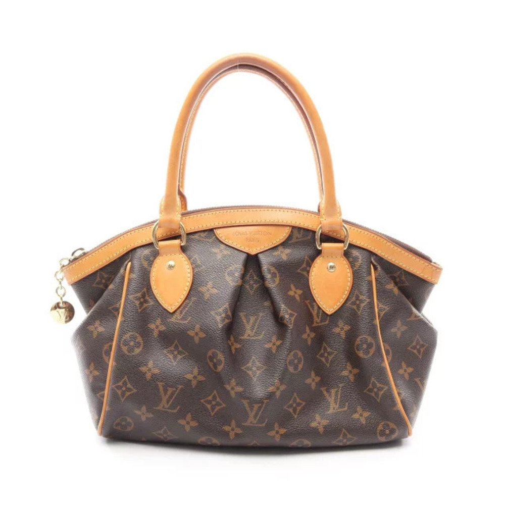 Louis Vuitton Tivoli Handbag Canvas Leather Monogram Brown